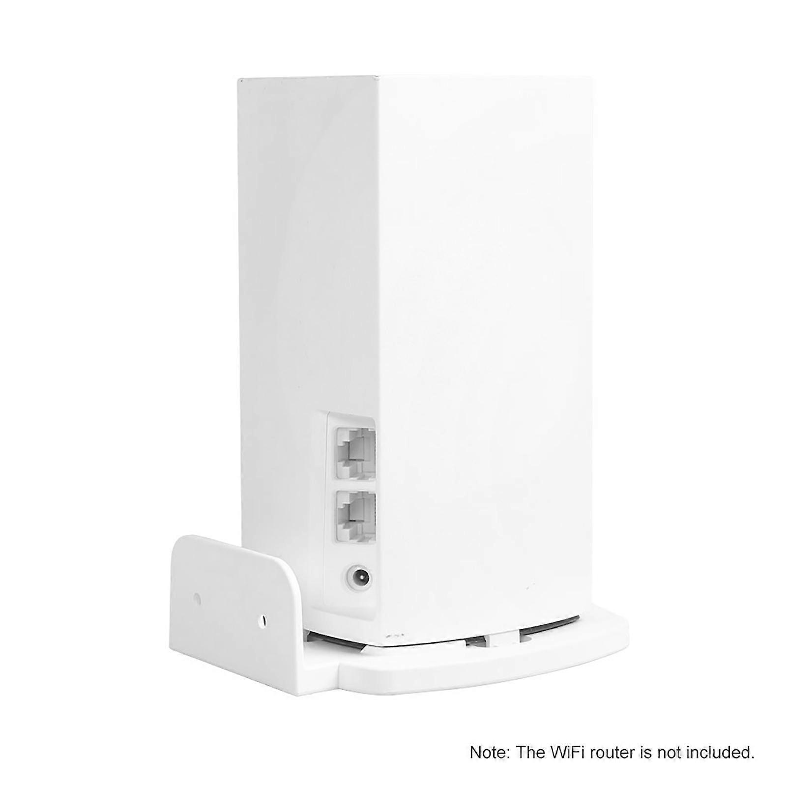 Wall Mount Bracket Holder Stand for Linksys Velop Dual-Band WiFi Router Protective Holder Bracket Stand,White(2 Packs)