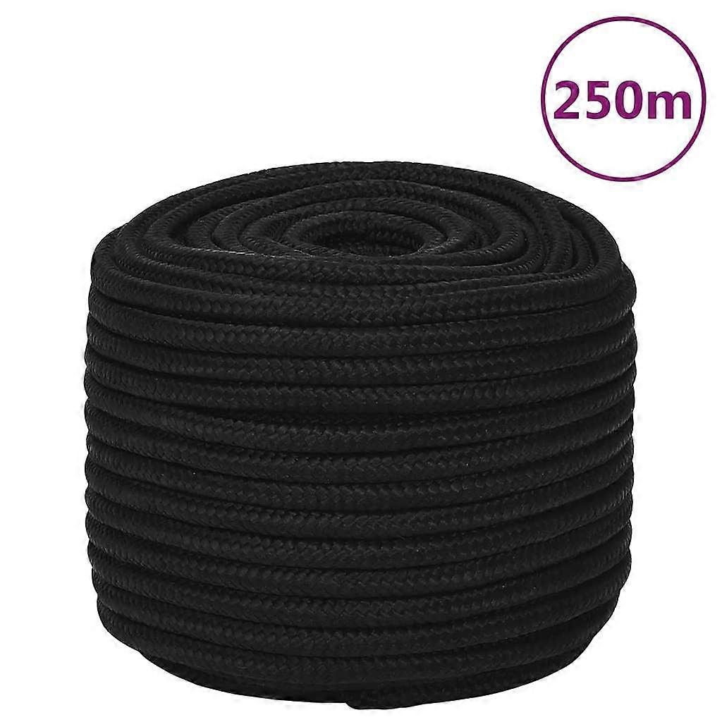 Arbeitsseil Schwarz 12 mm 250 m Polyester