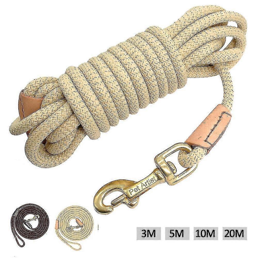 Horse training rope with durable design for long distance control