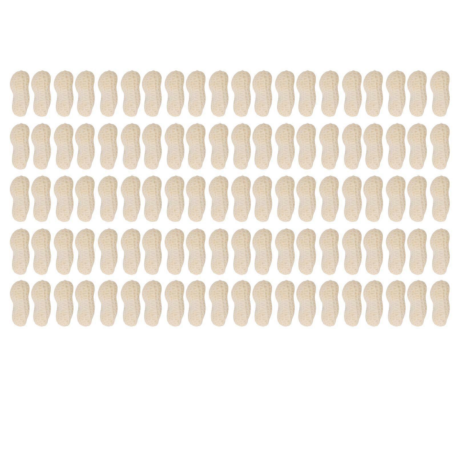 100pcs Peanut Eraser for Student Cute Peanut Look Safe Harmless Portable PTR Cartoon Pencil Erasers Cute Erasers for School