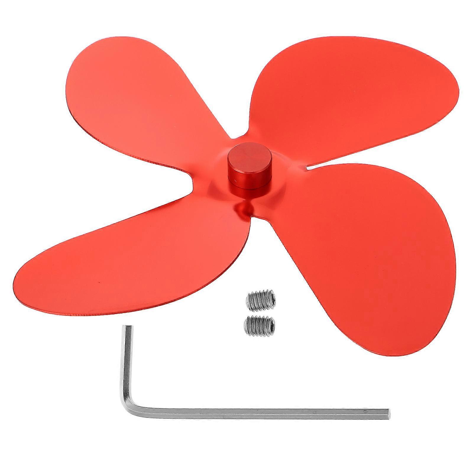 Tyst aluminiumfläkt för eldstadsfläktdelar 1Set