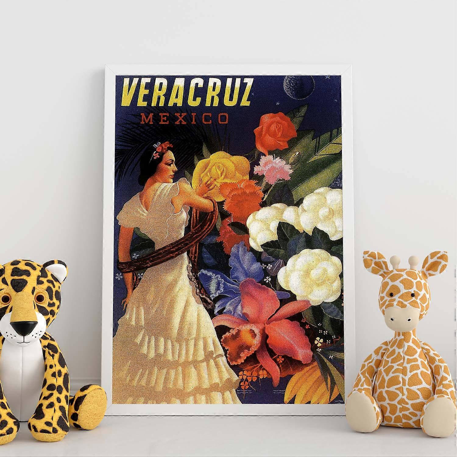 Vintagetrykk av Veracruz, Mexico