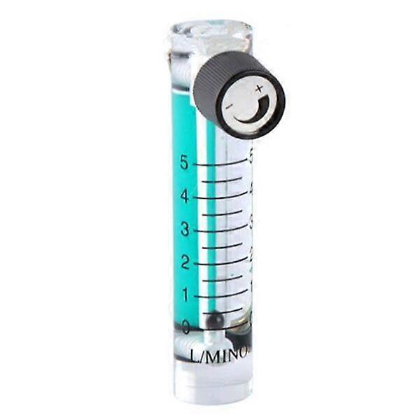 0.1-5LPM 1L Zuurstofstroommeter Debietmeter met regelklep voor zuurstoflucht