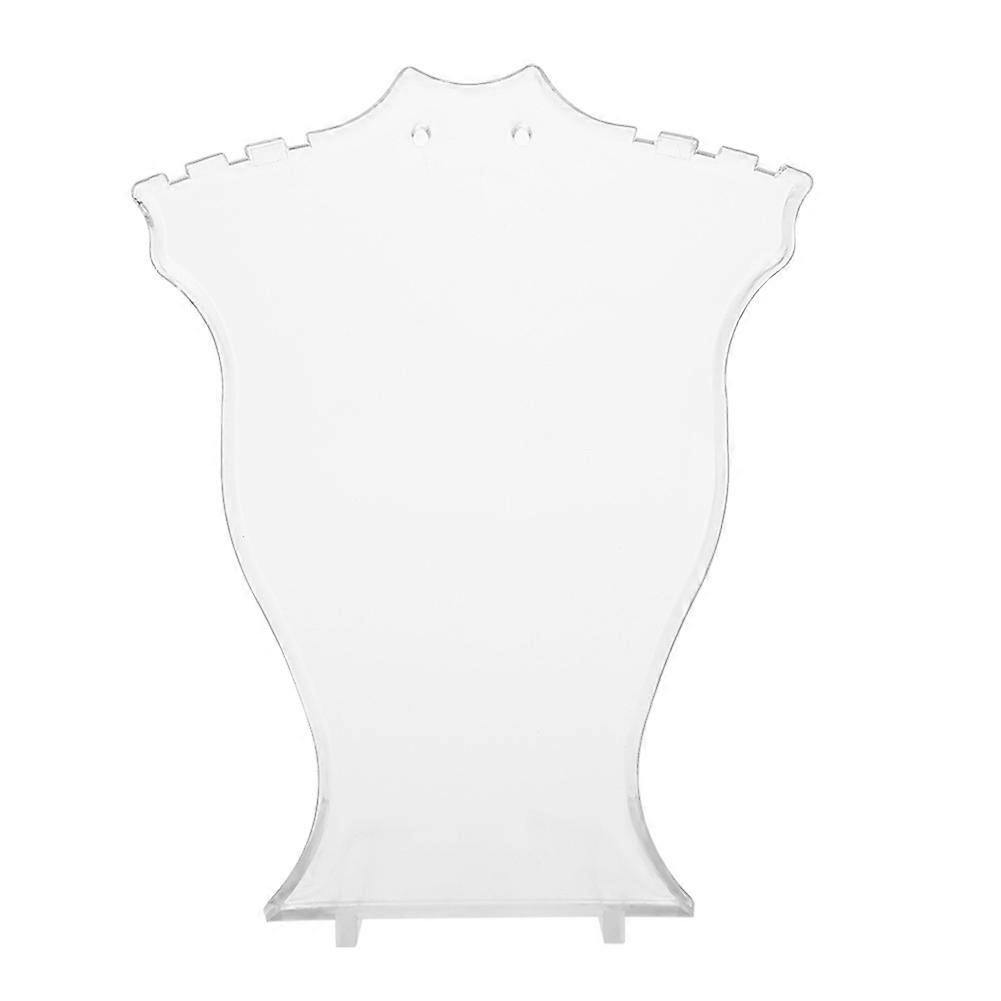 Présentoirs pour colliers, pendentifs, chaînes, bijoux, boucles d'oreilles, transparents