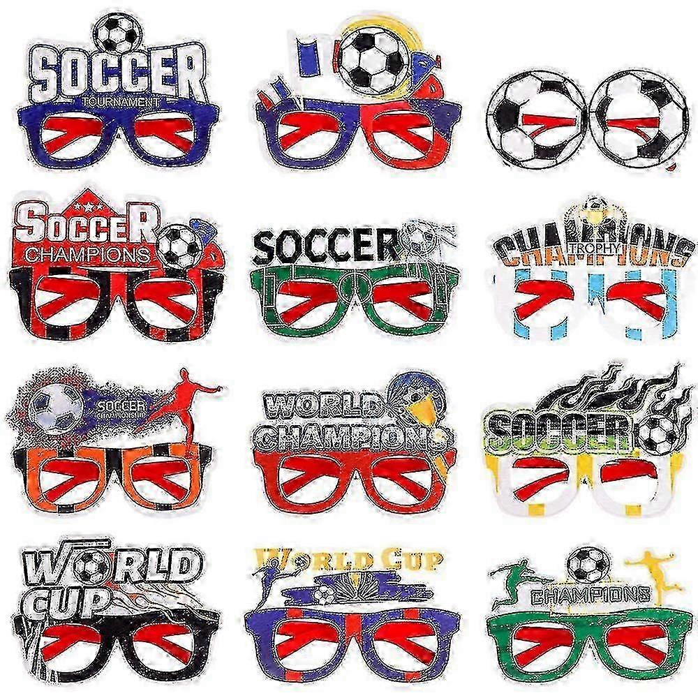 5pcs Voetbal Party Bril