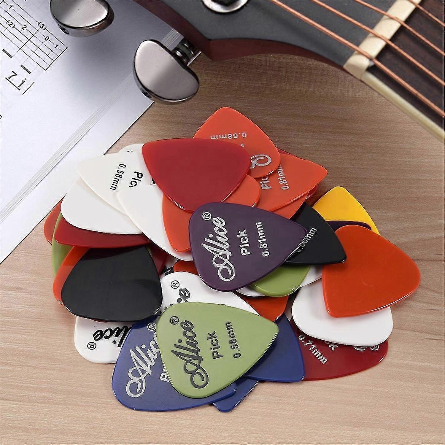 Guitar Pick 1 box case 40 Pieces plectrum mediator mix 0.58-1.5