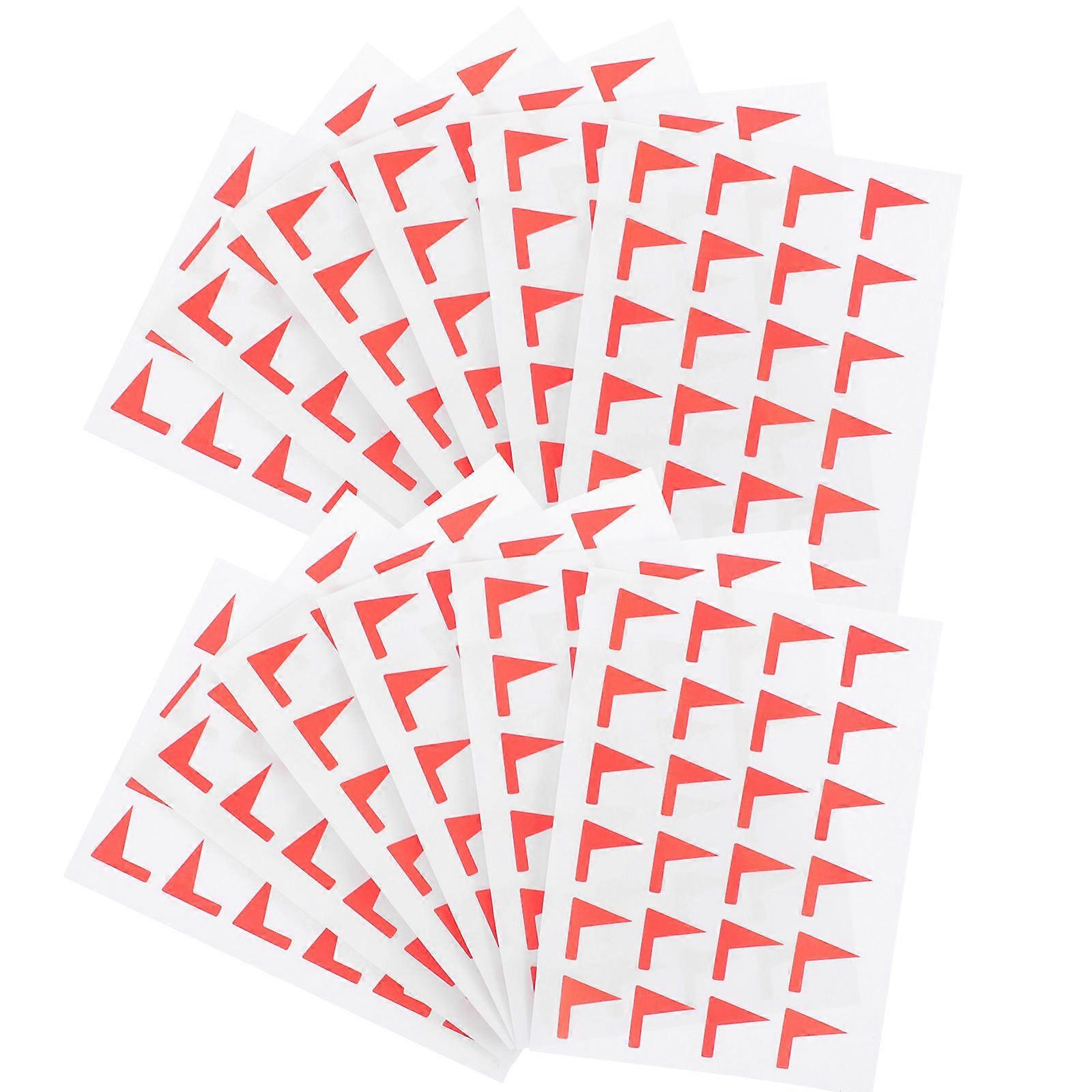 Adhesive Label Stickers DIY Sticky Labels for Daily Use 24 Sheets