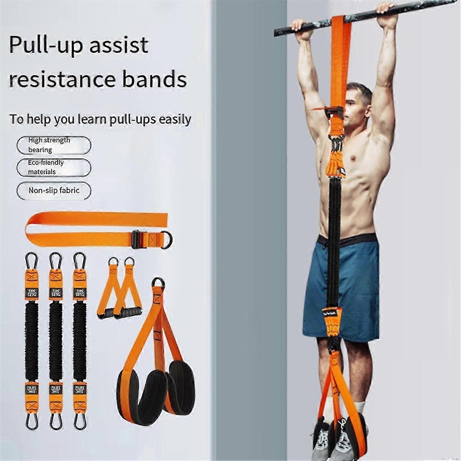 Pull Up Assistance Bands Set Resistance Strap for Pull-Ups Assist for Hanging Training Chin-Up Worko