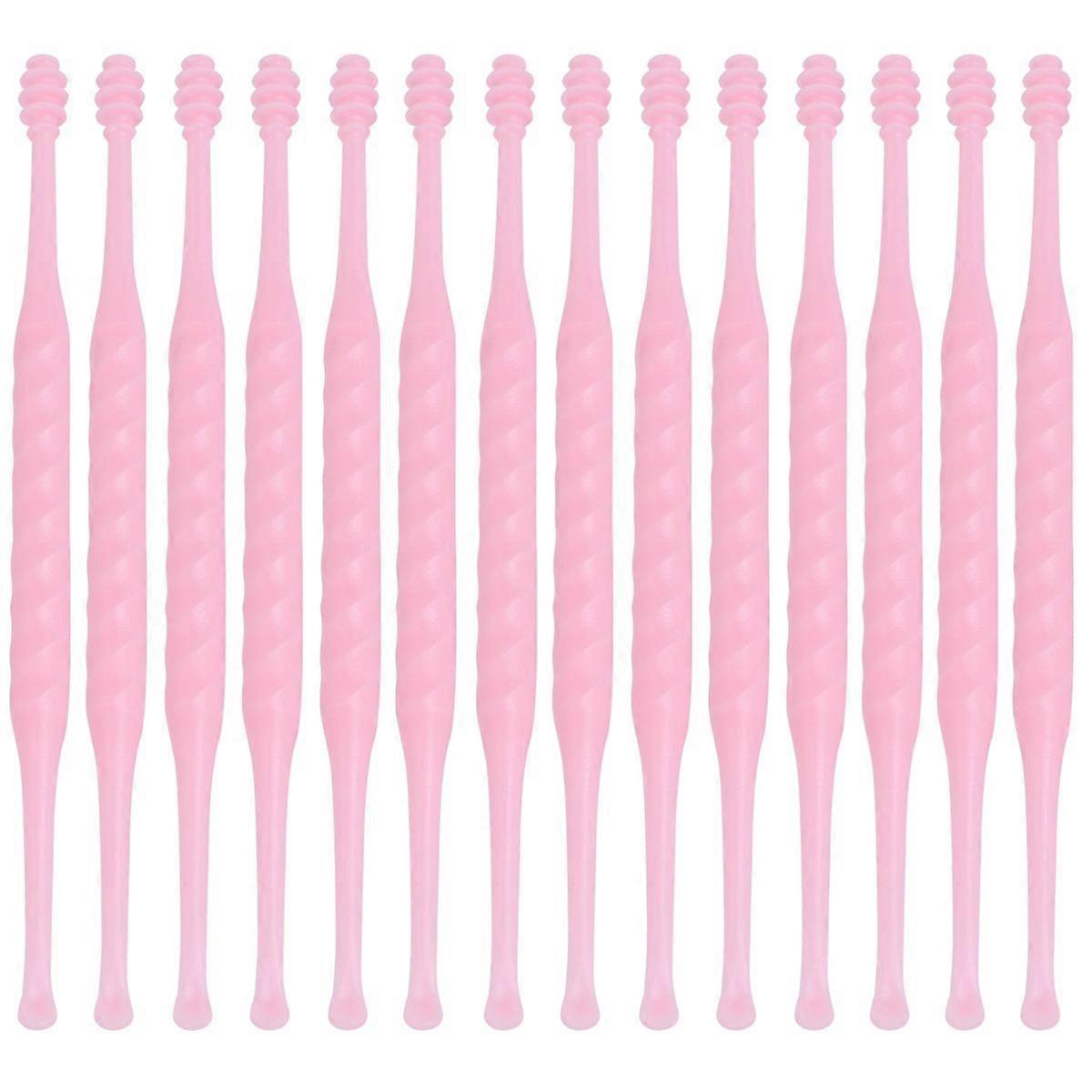 30 قطع البلاستيك Earpick الأذن الشمع المنتقي المحمولة مزيل الشمع المتاح كوريت الأذن الأنظف ملعقة الأذن أداة نظيفة للصالون المنزلي رجل امرأة (لون عشوائي)