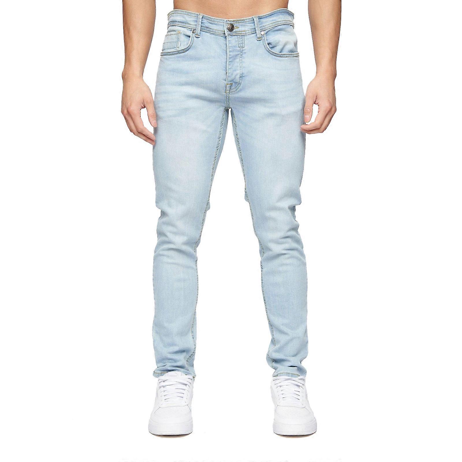 Crosshatch Buraca Slim Fit Jeans Light Wash