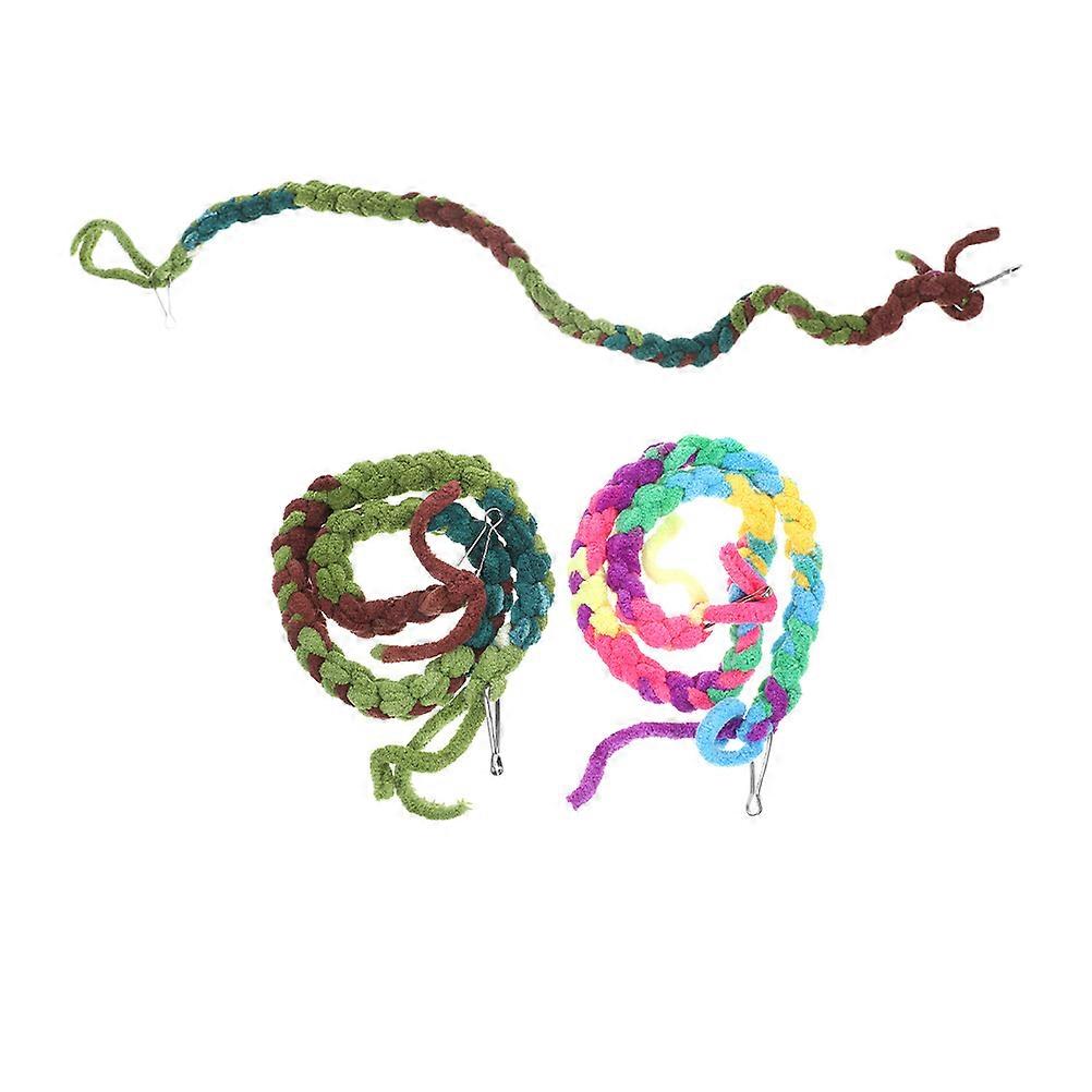 Hermit Crab Climbing Rope Cotton Toy for Use 12Pcs Assorted Color