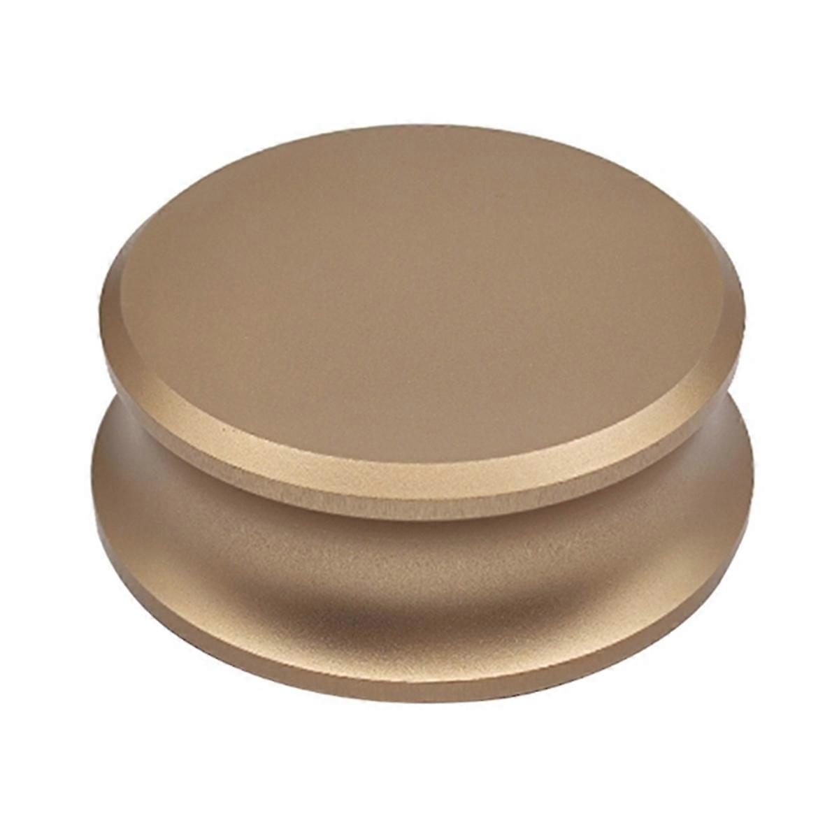 Record Weight Stabilizer Disc Balanced Clamp for Turntable LP(Gold)
