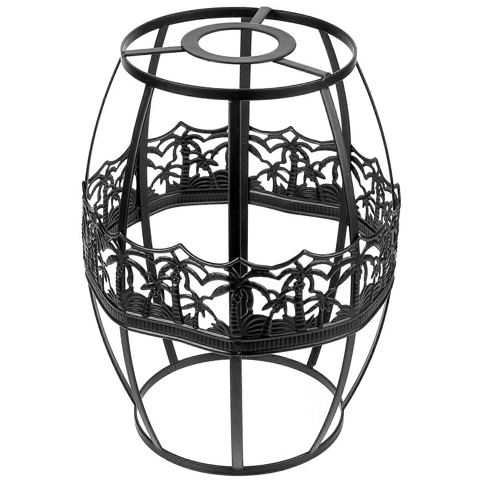 Pendant Light Cover Metal Lampshade for Hanging Lamp 2Pcs Black Mesh