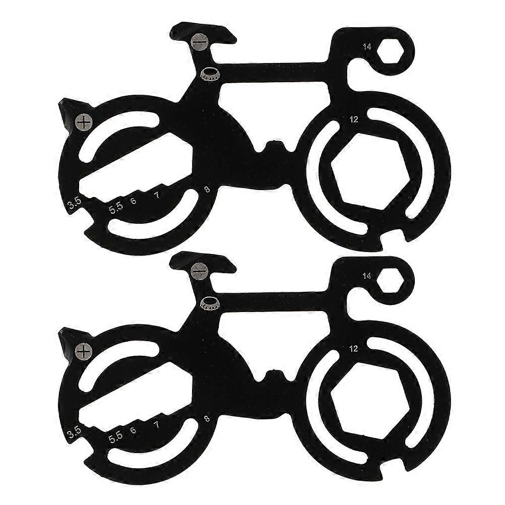 Professional Pocket Tool Convenient Tool Card for Camping 2Pcs
