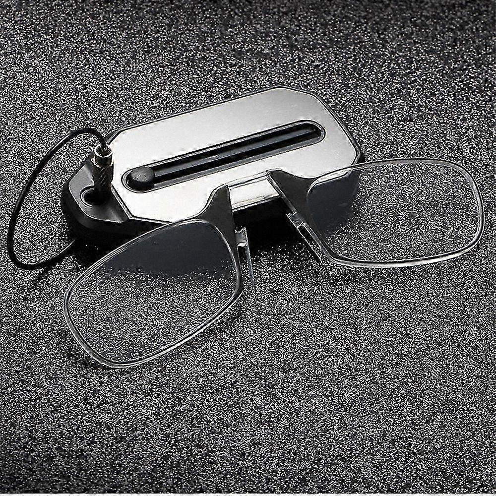 Portable Clip-On Reading Glasses for Adults Lightweight Vision Aid Keychain Accessory Easy to Carry Compact Design for Everyday Use