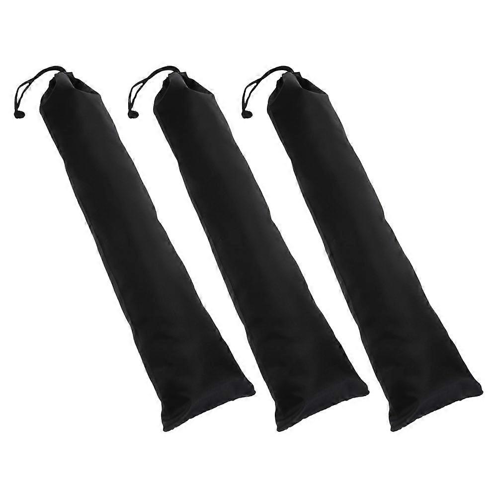 Tent Pole Bag Canopy Pole Storage Bag for Storage 3Pcs Drawstring Closure Pouch