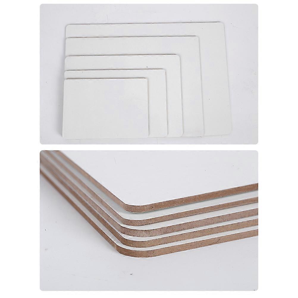 Desktop White Board Mini for Office 5Pcs Double Side Writing Surface