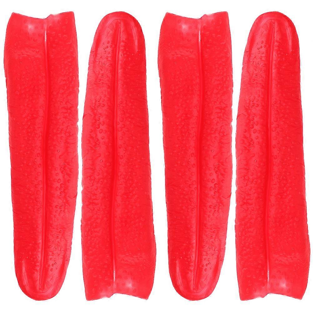 Realistic Plastic Tongue Prop for Pranks 8Pcs Halloween Toy