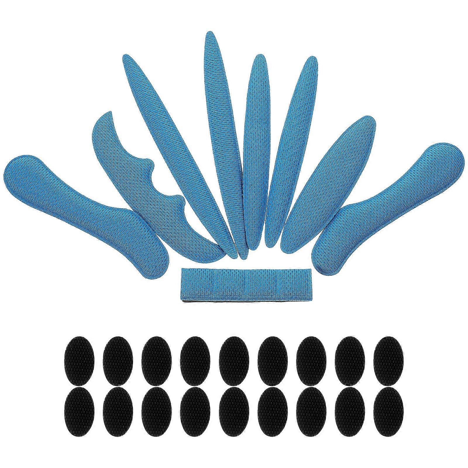 Universal Sponge Pads Padding Kit For Cycling Blue 3Set Adjustable Fit For Enhanced Comfort