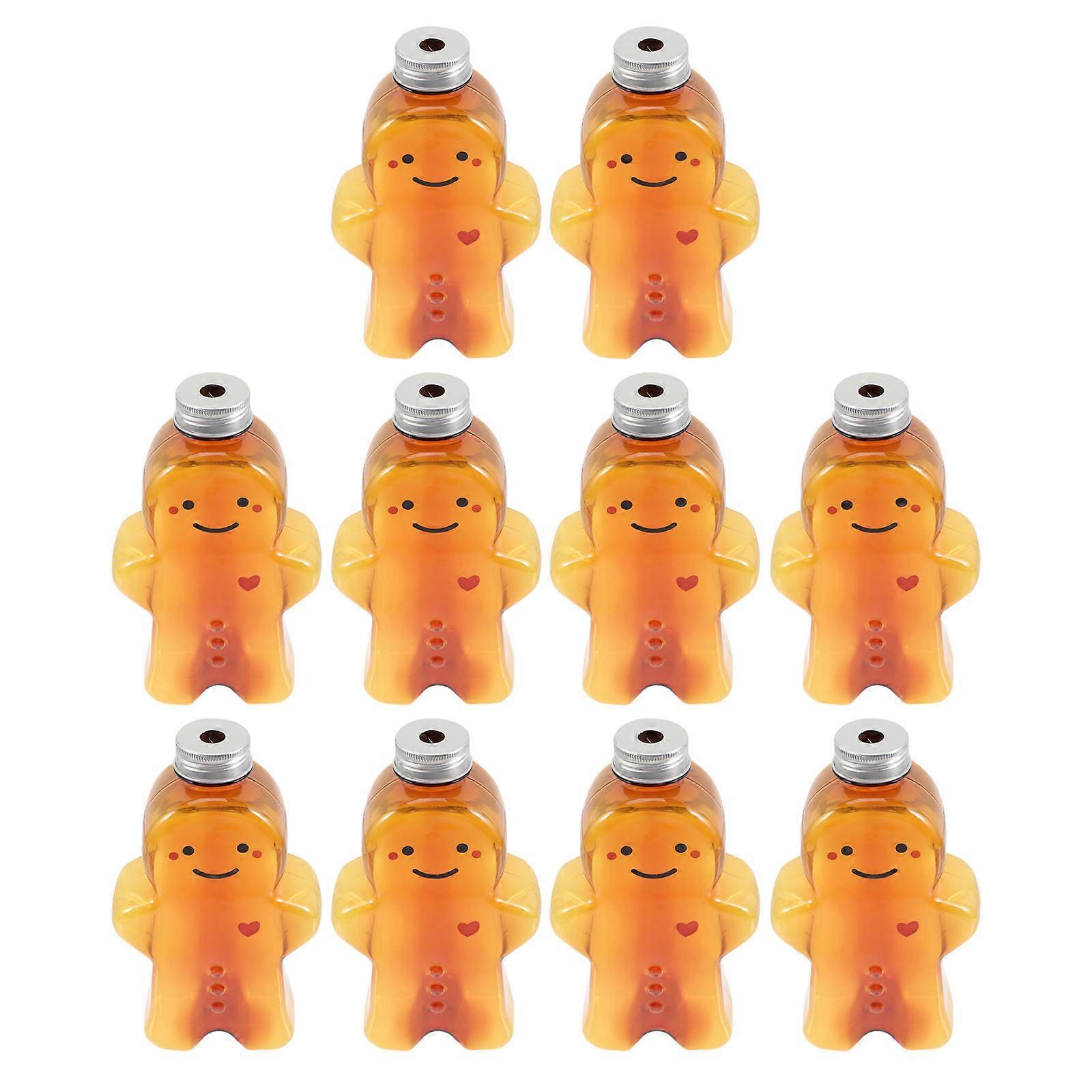 Christmas Snowman Bottles Straw-Compatible 700ml 10Pcs For Daily Use