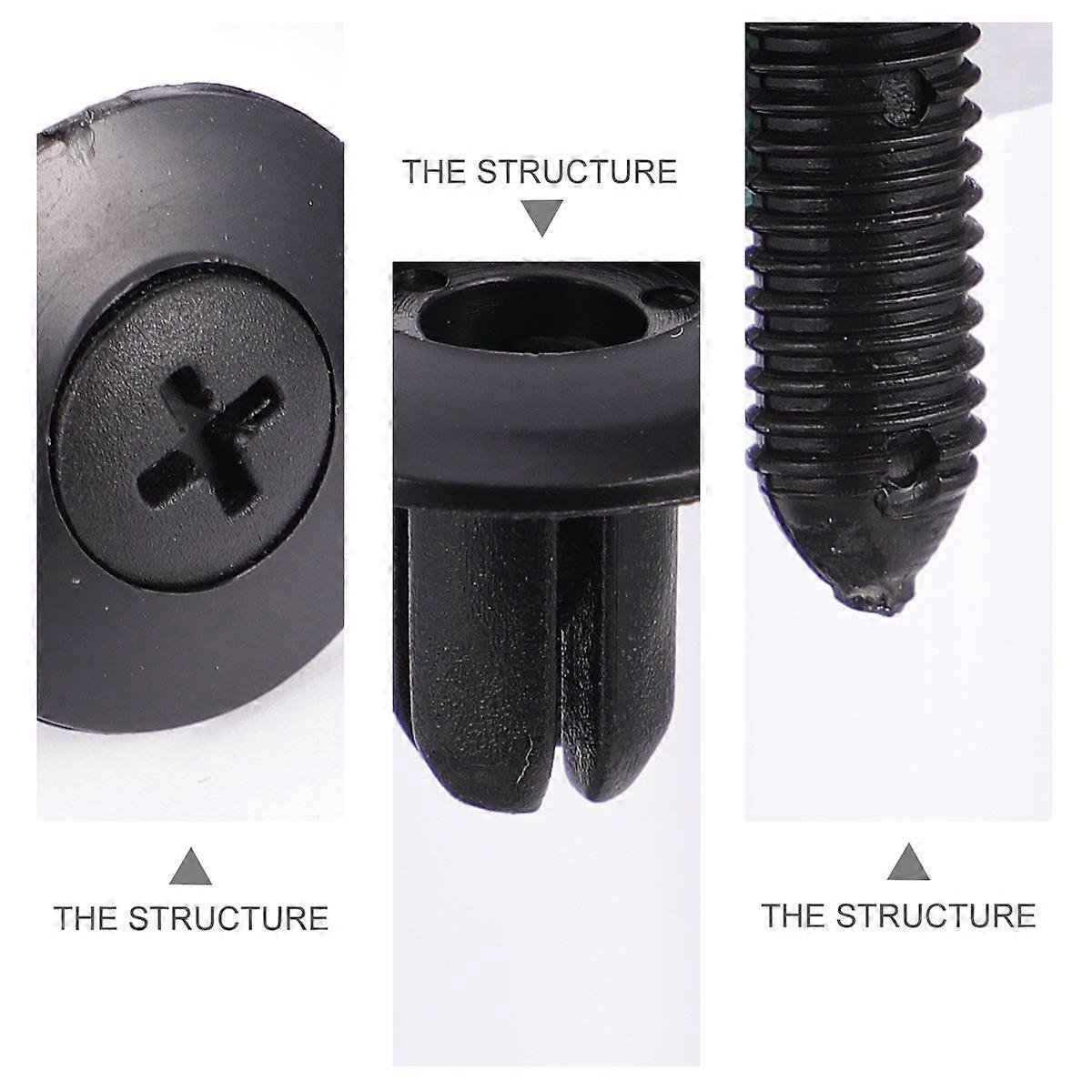 Auto Bumper Plastic Rivets for Reliable Car Fixator 150Pcs Pack