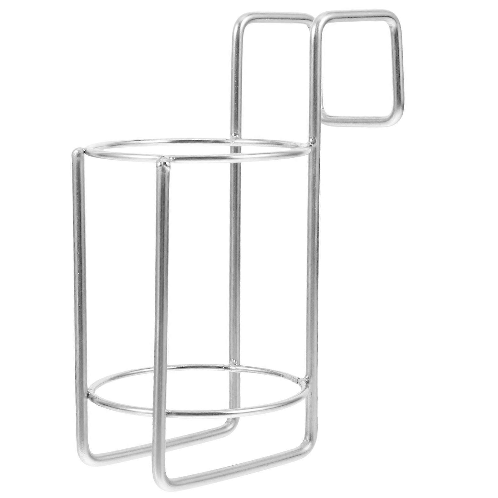 Rectangular Hand Hanger Rack For Hanging Small Items And Cups 16X11.70X7.60Cm Silver Finish 1Pack