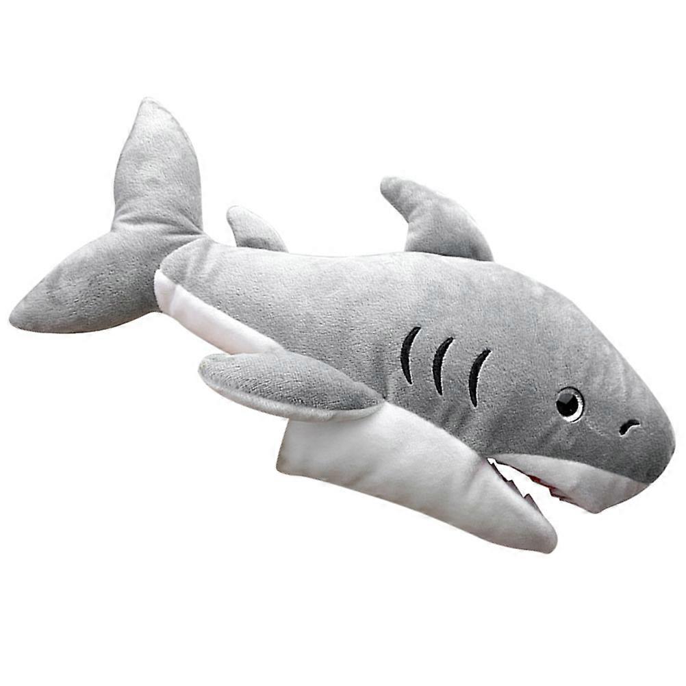 Interactive Storytelling Shark Hand Puppet Plush Toy For Babies 35.00X15.00X12.00cm Grey 3Pcs