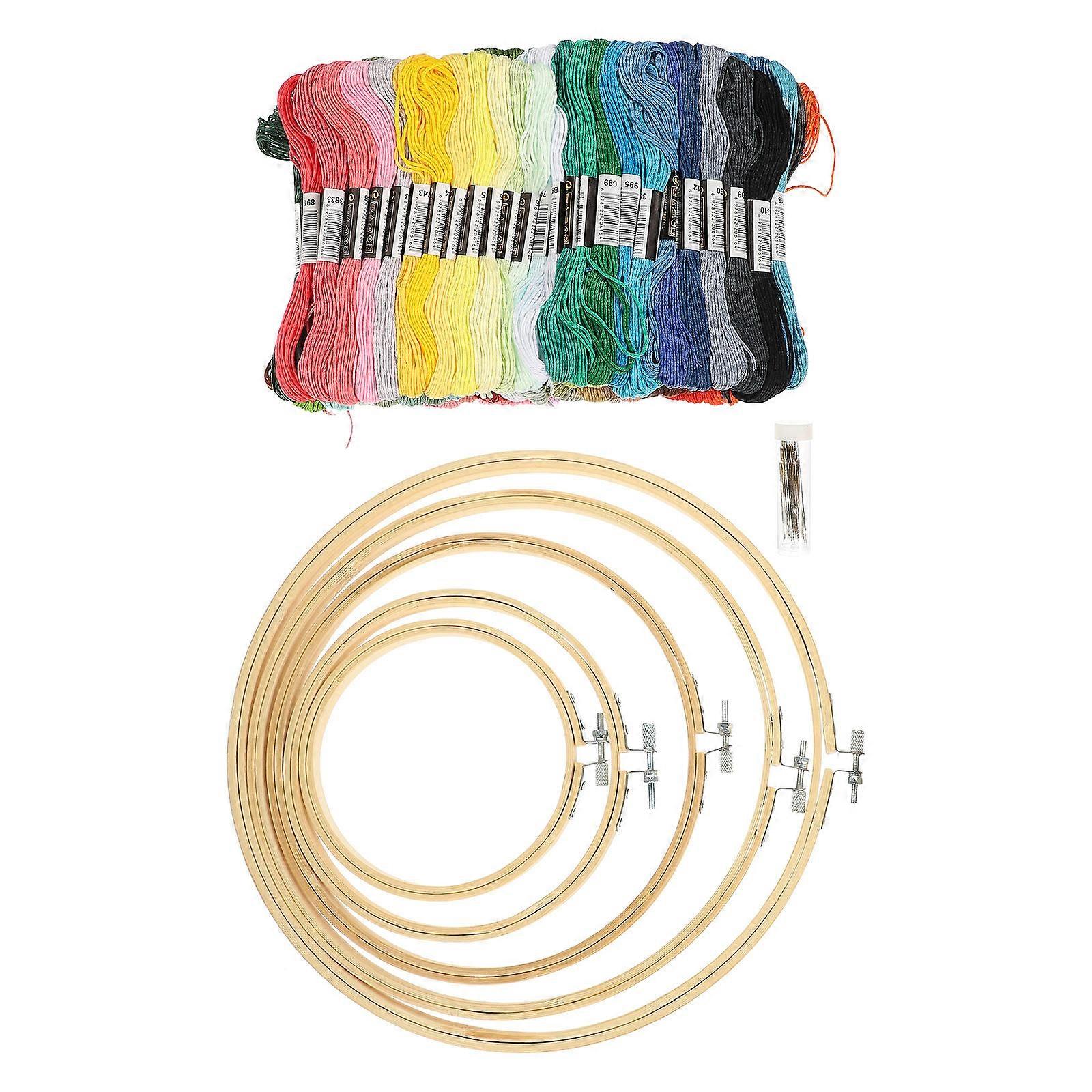 Colorful Embroidery Threads Kit for DIY Use 1Set Craft Supplies