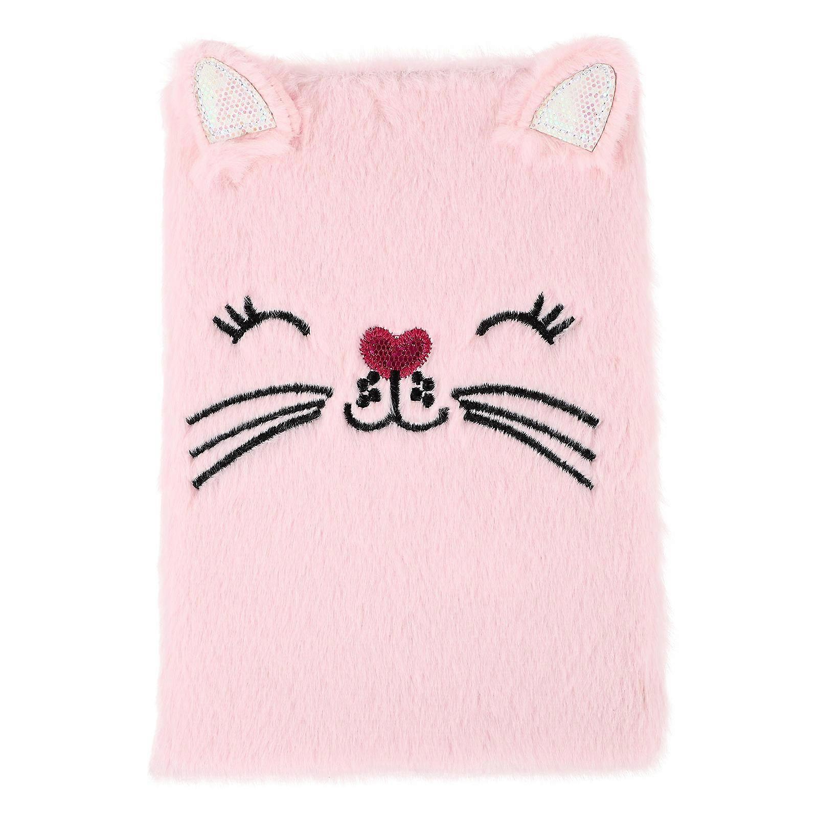 Childrens Diary Plush Notebook Cartoon Sweet Pattern Portable For Students 22X15X2CM Drawing 1Pack
