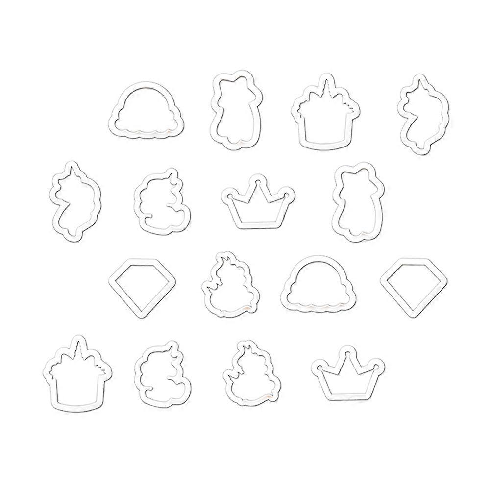 32 Pcs Cartoon Baking Molds For Cookie Making Ideal For Bakers Assorted Color Easy To Clean