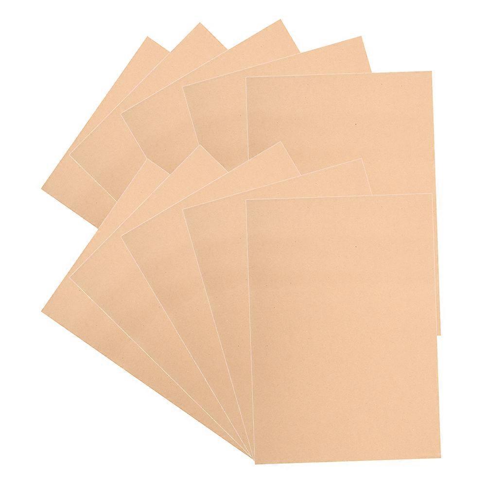 Education Braille Writing Paper 60 Pcs For Blind People Rectangular Light Yellow Enhancing Literacy Development Abilities