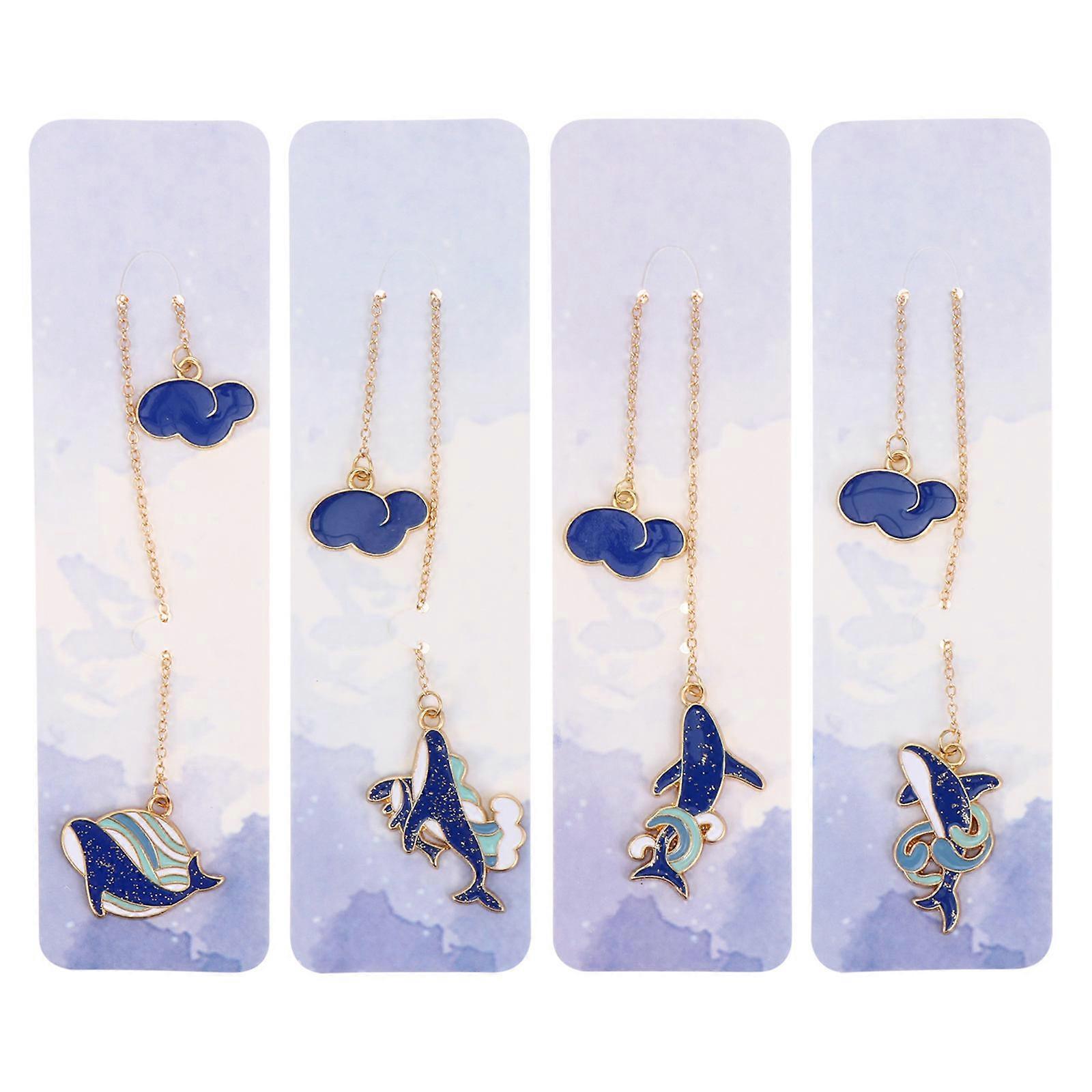 Creative Bookmarks Friends Themed Bookmark Charms 4Pcs