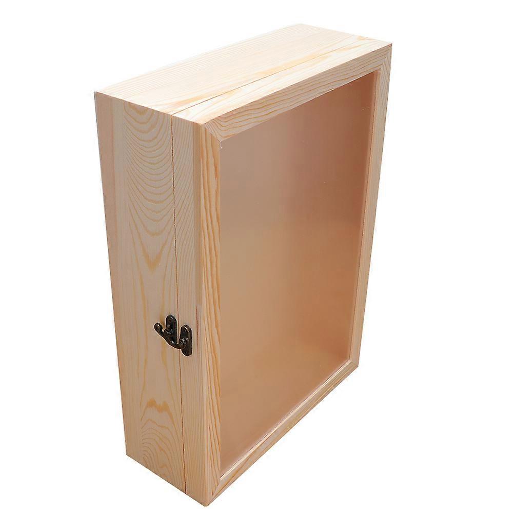 Everlasting Flower Wooden Box for Gift Packaging 2Pcs DIY Style