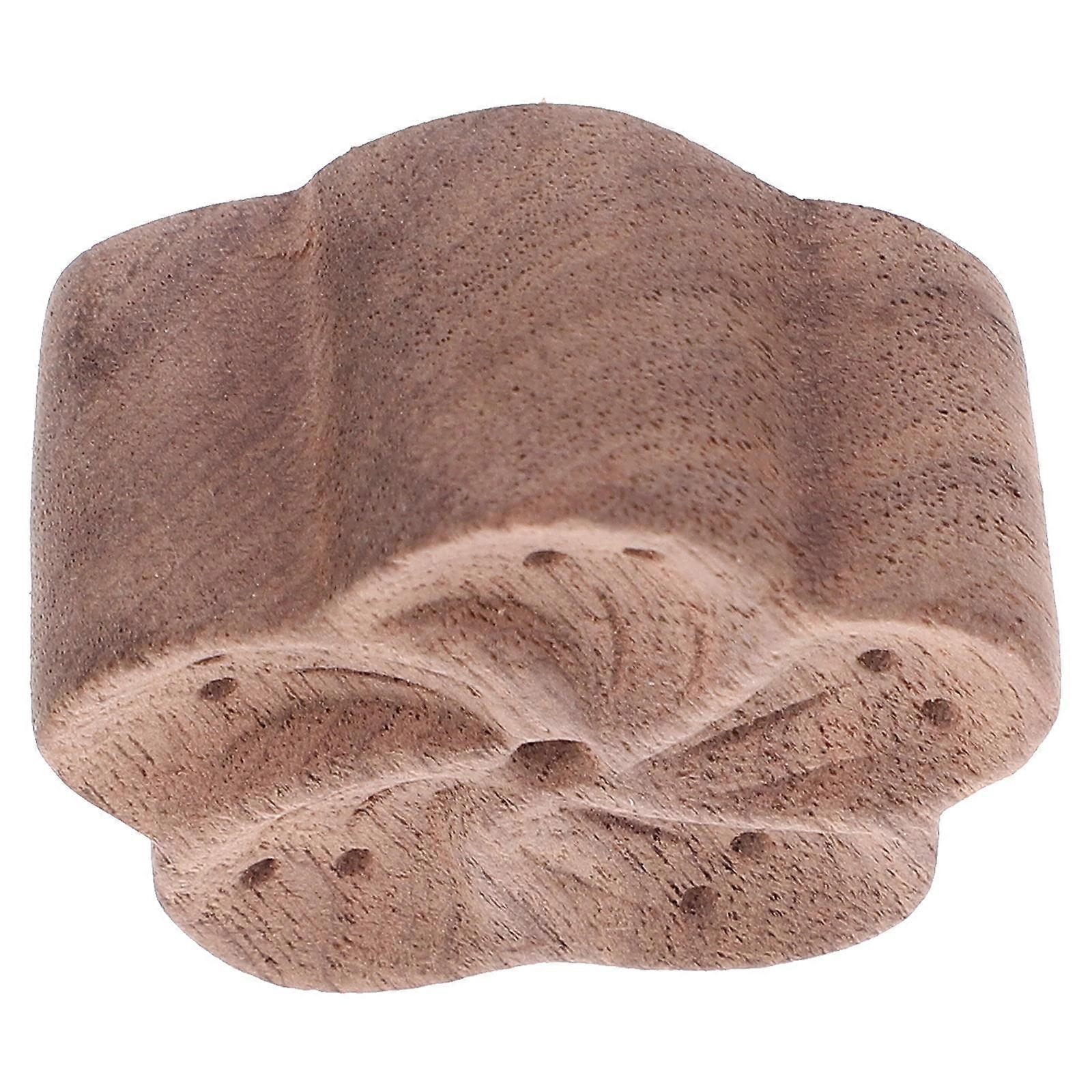 Essential Oil Diffuser Wooden Diffuser Square Design For Home Office Vehicle Light Brown 3Pcs