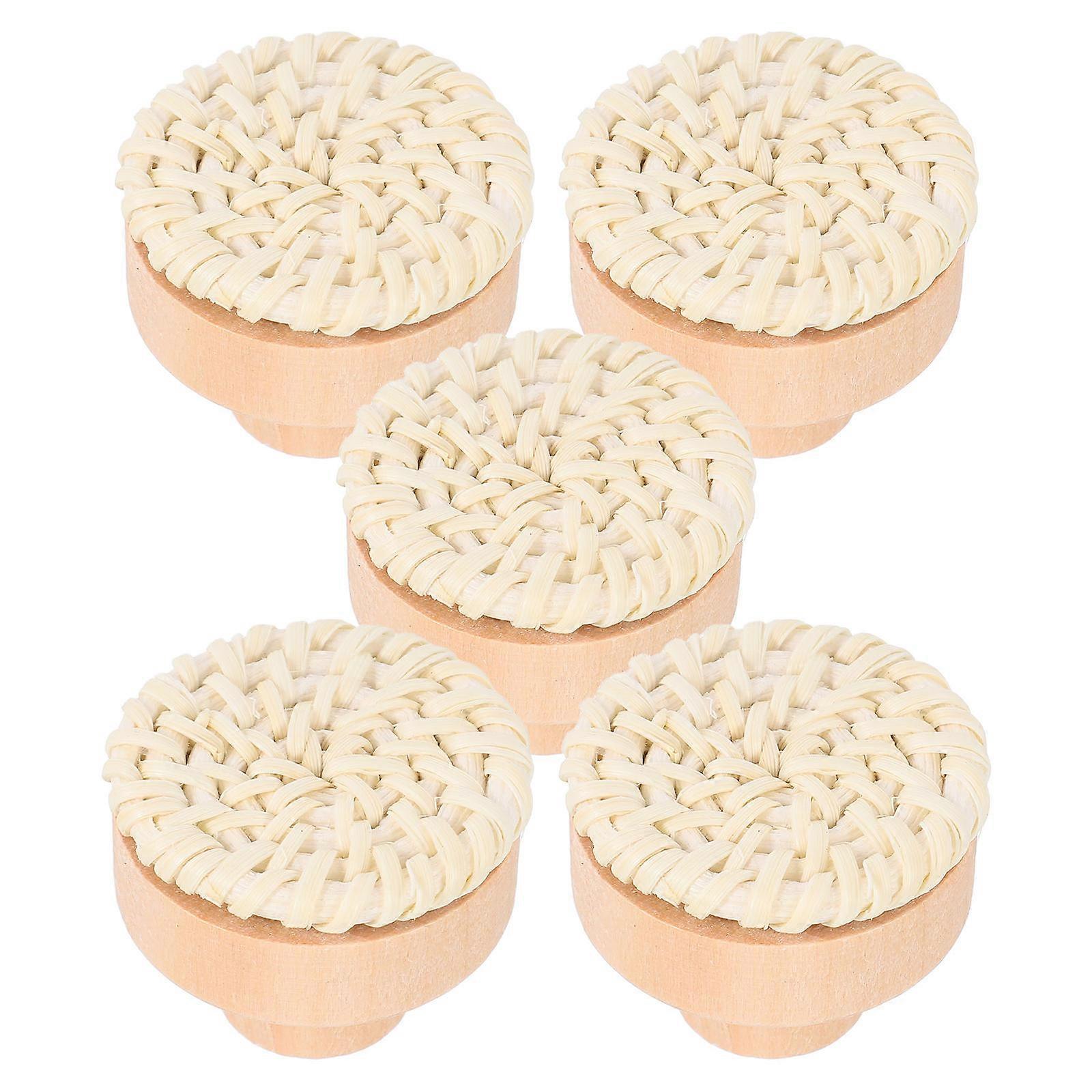 Natural Wood Decorative Knobs For Kitchen And Bathroom Drawers 25 Pcs For Functional Grip