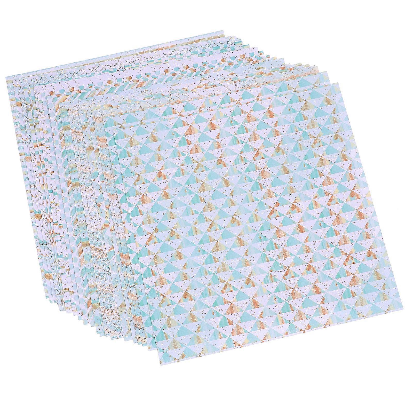 DIY Paper Vintage Scrapbooking Supplies 96 Sheets Diverse Colors For Scrapbook Notebook Art Craft Enhancement 15X15cm