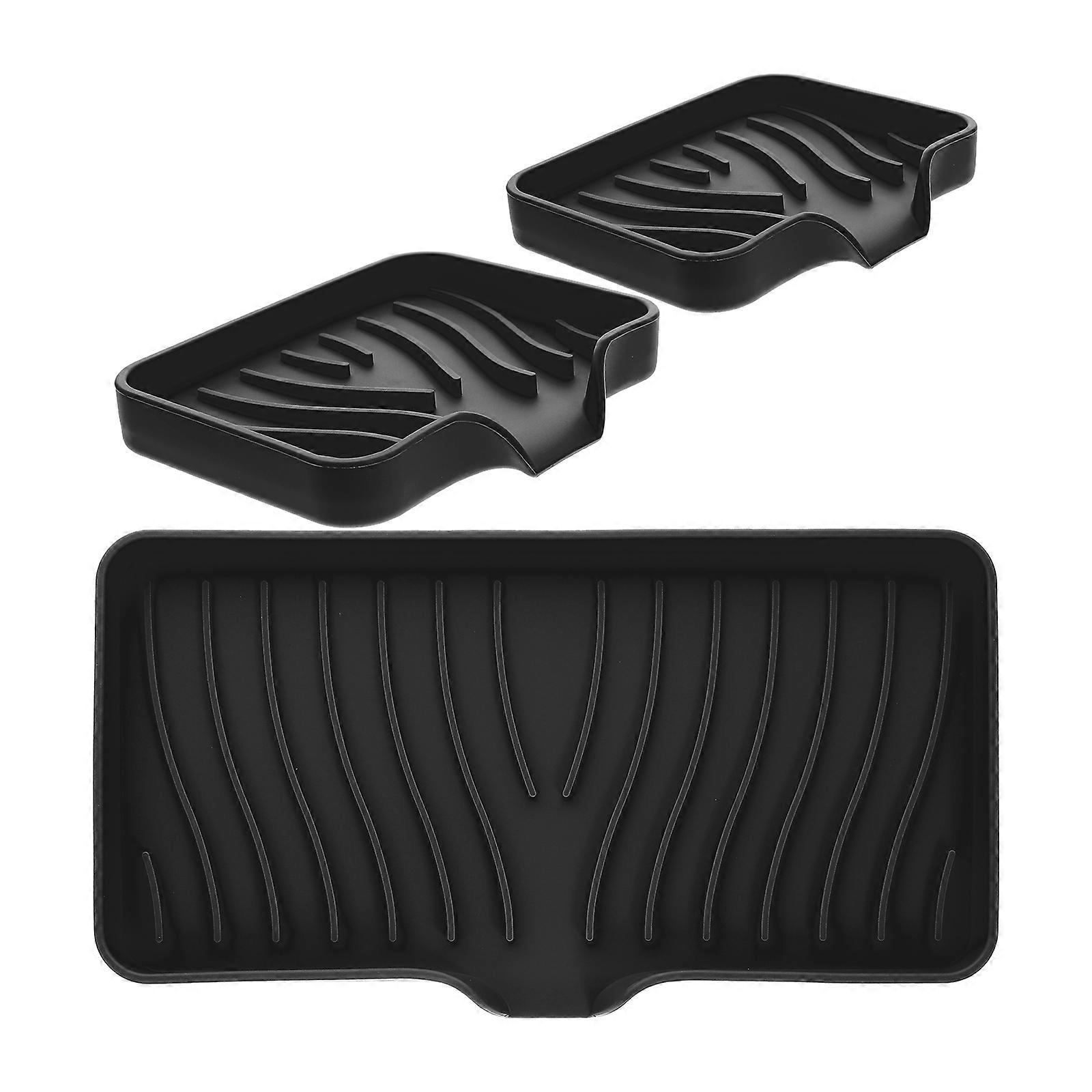 Silicone Soap Tray for Bathroom Use with 9Pcs Soap Holder