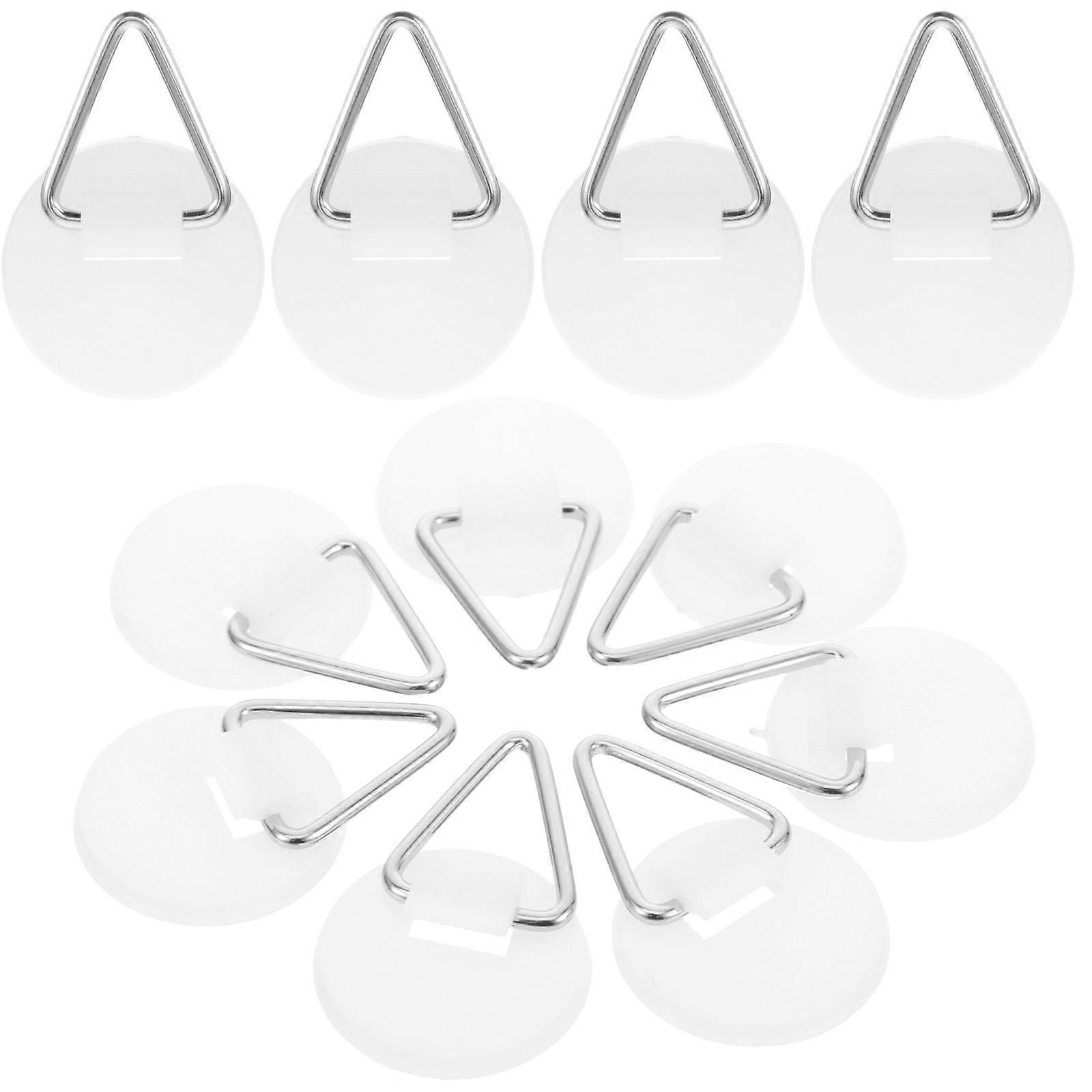 Wall Plate Hooks White for Plate Display 200Pcs Wall Mounted Hangers