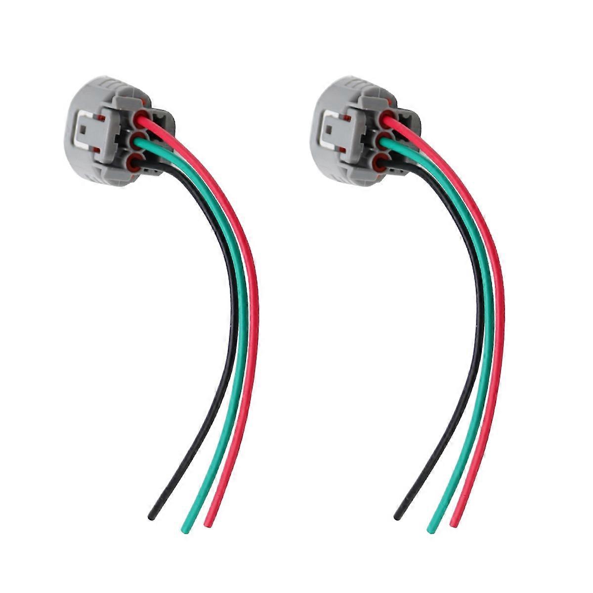 2Pcs Alternator Pigtail Harness Plug Connector H7100 for 