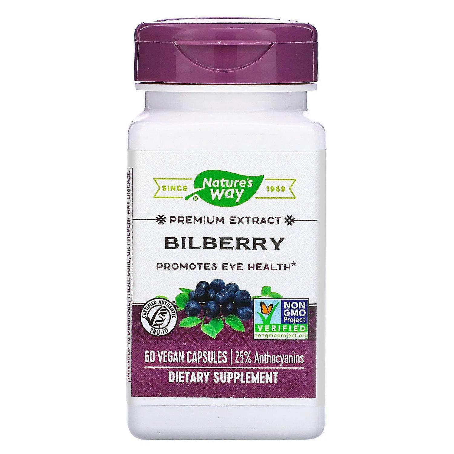 Nature's Way, Bilberry, 60 Vegan Capsules