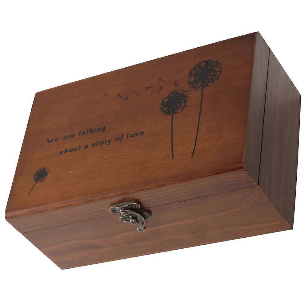 Practical Wooden Needle Storage Box for Sewing Kit 2Pcs with Lid
