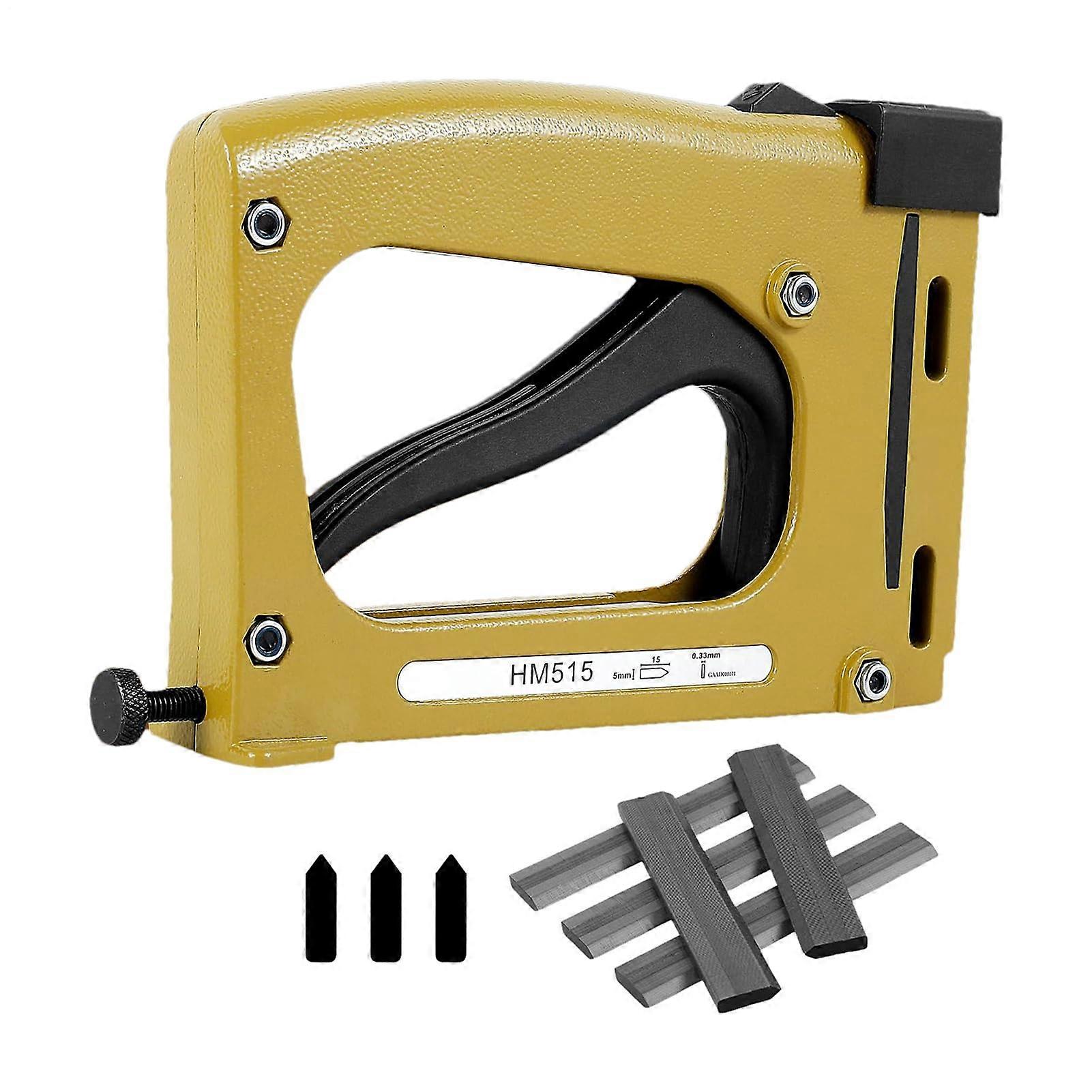 Image Point Driver Manual Stapler Tool, Adjustable Hand Driver, Photo Framing Kit For Art Canvas Backboard, 1000 Staples