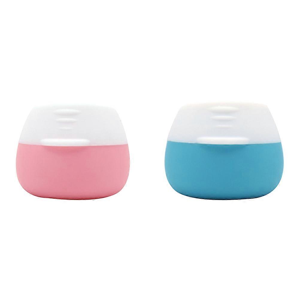 Refillable Cream Containers Silicone Cream Bottle for Storage 4Pcs Travel Dispensers