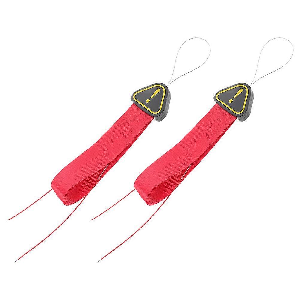 Static Strips For Car 2Pcs Anti-Static Grounding For Modification Red Accessories