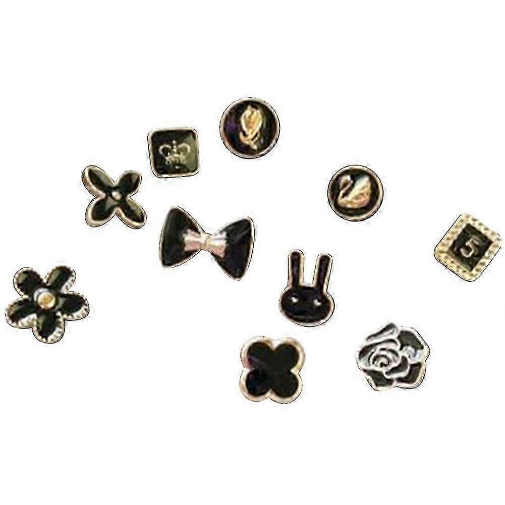 10pcs Prevent Accidental Exposure Buttons Brooch Pins Badge