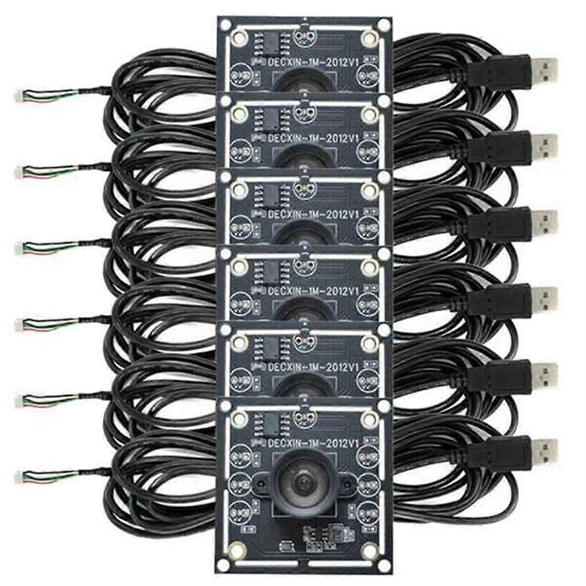 6PCS Camera Module 1MP OV9732 1280x720 USB Free Driver Manual Focus
