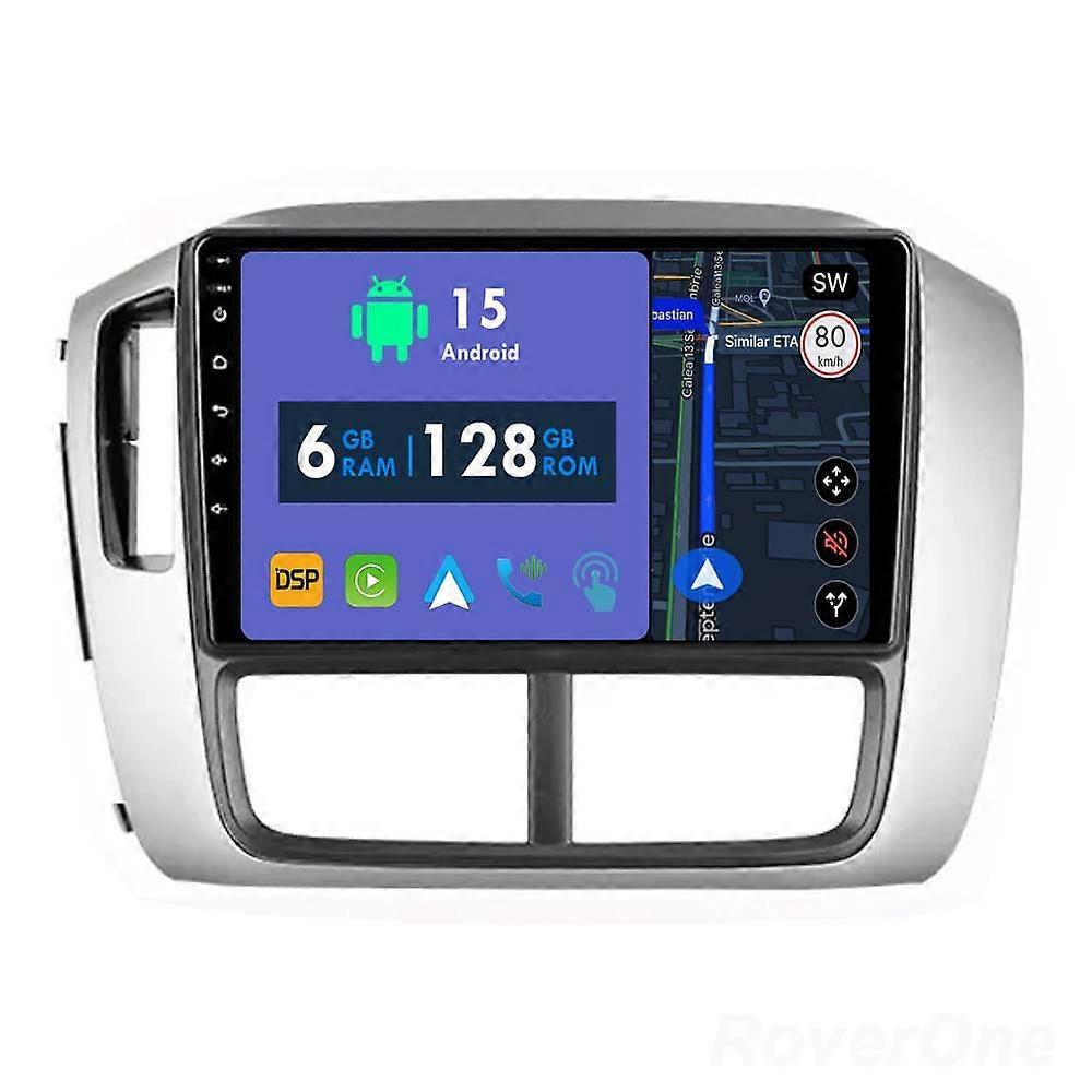 Car Radio 6G+128G CarPlay GPS Navigation Head Unit for Honda Pilot 1 2005 - 2008 Android Auto Bluetooth Stereo Touch Screen