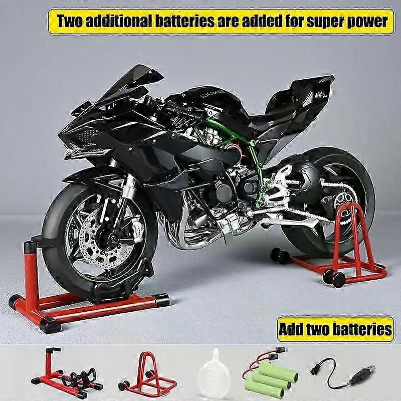 Spray 1:6 Kawasaki H2r Alloy Diecast Motorcycle Model Collectibles Hobbies Object Gift With Boyfriend Dynamic Display Decoration