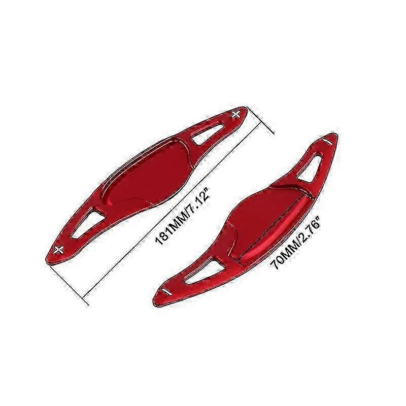 Motor Vehicle ControlsRed Steering Wheel Shift paddle Shifter Extension For Honda Fit 2018-2019 Vezel