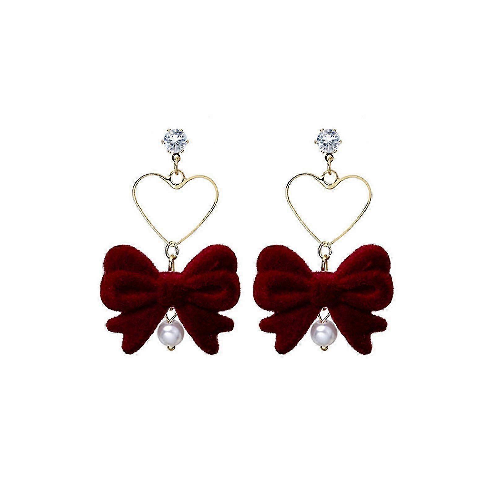 Fashion Bowknot Hanging Earrings for Women's